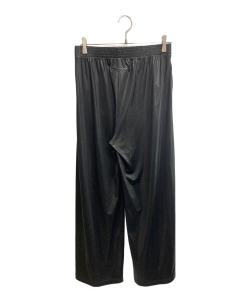 MM6 Maison Margiela（エムエムシックスメゾンマルジェラ）MM6 Maison Margiela (エムエムシックスメゾンマルジェラ) コーティングイージーワイドパンツ ブラック サイズ:SIZE Sの古着・服飾アイテム