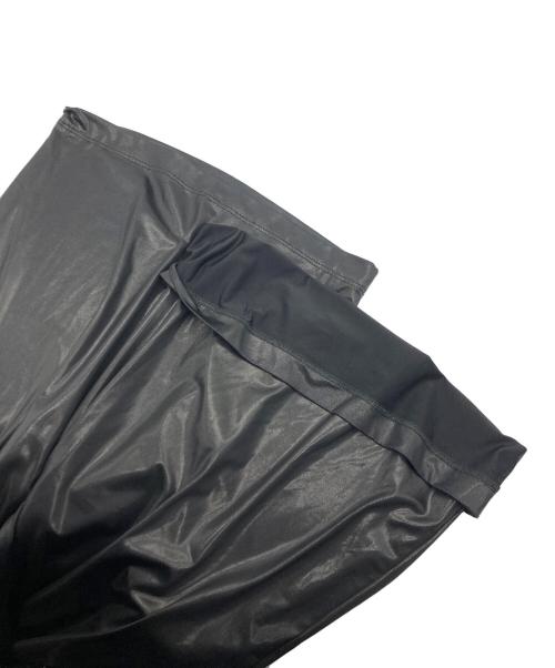 MM6 Maison Margiela（エムエムシックスメゾンマルジェラ）MM6 Maison Margiela (エムエムシックスメゾンマルジェラ) コーティングイージーワイドパンツ ブラック サイズ:SIZE Sの古着・服飾アイテム