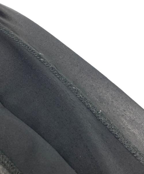 MM6 Maison Margiela（エムエムシックスメゾンマルジェラ）MM6 Maison Margiela (エムエムシックスメゾンマルジェラ) コーティングイージーワイドパンツ ブラック サイズ:SIZE Sの古着・服飾アイテム