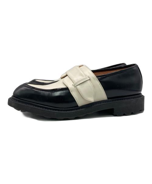 ROBERT CLERGERIE（ロベール・クレジュリー）ROBERT CLERGERIE (ロベール・クレジュリー) ローファー ホワイト×ブラック サイズ:SIZE 23cmの古着・服飾アイテム