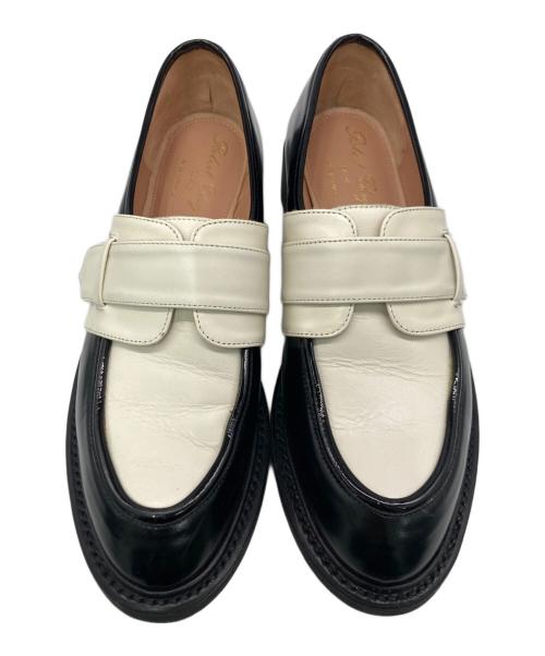 ROBERT CLERGERIE（ロベール・クレジュリー）ROBERT CLERGERIE (ロベール・クレジュリー) ローファー ホワイト×ブラック サイズ:SIZE 23cmの古着・服飾アイテム