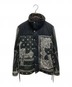 sacaiサカイ）の古着「paisley print jacket/ペイズリープリントジャケット」｜ブラック