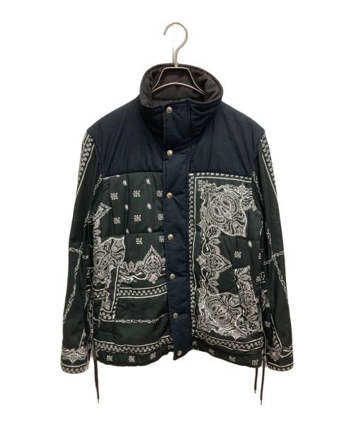 sacai（サカイ）sacai (サカイ) paisley print jacket/ペイズリープリントジャケット ブラック サイズ:SIZE １の古着・服飾アイテム
