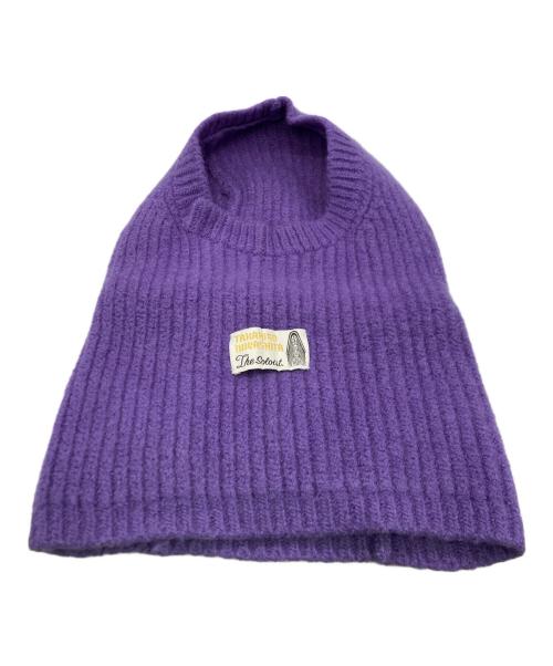 TAKAHIROMIYASHITA TheSoloIst.（タカヒロミヤシタ ザソロイスト）TAKAHIROMIYASHITA TheSoloIst. (タカヒロミヤシタ ザソロイスト) ニットバラクラバ パープルの古着・服飾アイテム