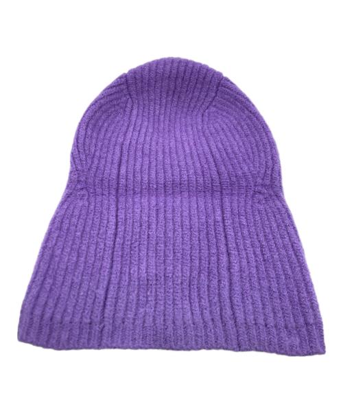 TAKAHIROMIYASHITA TheSoloIst.（タカヒロミヤシタ ザソロイスト）TAKAHIROMIYASHITA TheSoloIst. (タカヒロミヤシタ ザソロイスト) ニットバラクラバ パープルの古着・服飾アイテム