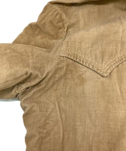 A BATHING APE（ア ベイシング エイプ）A BATHING APE (ア ベイシング エイプ) POST O'ALLS (ポストオーバーオールズ) コーデュロイpolarfleeceブルゾン ブラウン サイズ:SIZE Lの古着・服飾アイテム