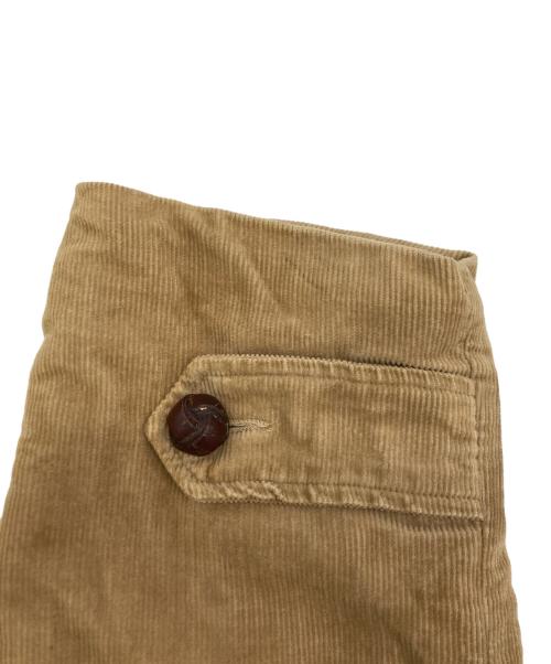 A BATHING APE（ア ベイシング エイプ）A BATHING APE (ア ベイシング エイプ) POST O'ALLS (ポストオーバーオールズ) コーデュロイpolarfleeceブルゾン ブラウン サイズ:SIZE Lの古着・服飾アイテム