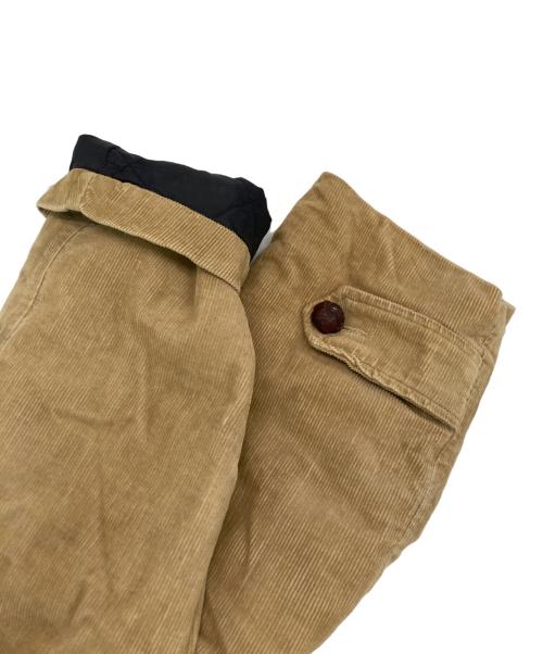 A BATHING APE（ア ベイシング エイプ）A BATHING APE (ア ベイシング エイプ) POST O'ALLS (ポストオーバーオールズ) コーデュロイpolarfleeceブルゾン ブラウン サイズ:SIZE Lの古着・服飾アイテム