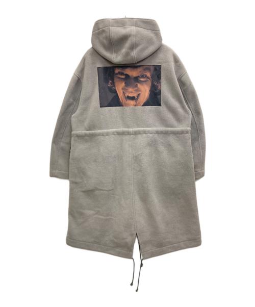 UNDERCOVER（アンダーカバー）UNDERCOVER (アンダーカバー) ポーラフリースパッチプリントモッズコート グレー サイズ:SIZE 1の古着・服飾アイテム