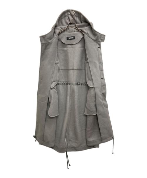 UNDERCOVER（アンダーカバー）UNDERCOVER (アンダーカバー) ポーラフリースパッチプリントモッズコート グレー サイズ:SIZE 1の古着・服飾アイテム