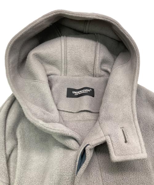 UNDERCOVER（アンダーカバー）UNDERCOVER (アンダーカバー) ポーラフリースパッチプリントモッズコート グレー サイズ:SIZE 1の古着・服飾アイテム