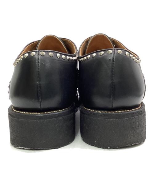 foot the coacher（フットザコーチャー）foot the coacher (フットザコーチャー) ラバーソールスタッズシューズ ブラック サイズ:SIZE 10の古着・服飾アイテム