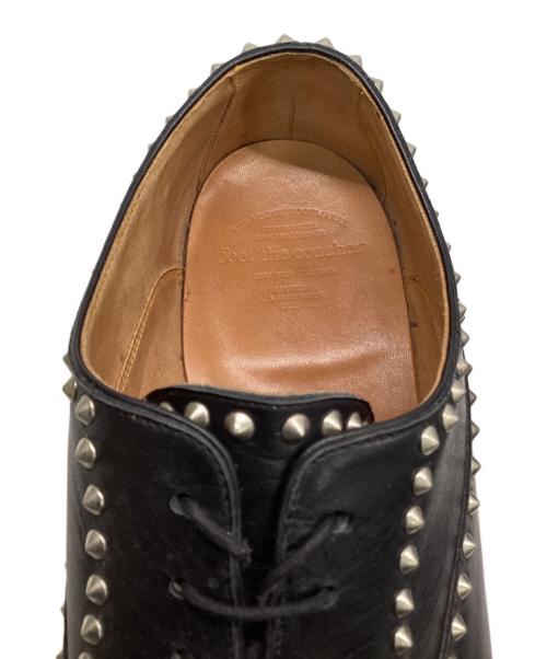 foot the coacher（フットザコーチャー）foot the coacher (フットザコーチャー) ラバーソールスタッズシューズ ブラック サイズ:SIZE 10の古着・服飾アイテム