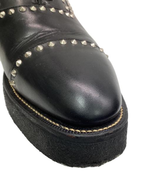 foot the coacher（フットザコーチャー）foot the coacher (フットザコーチャー) ラバーソールスタッズシューズ ブラック サイズ:SIZE 10の古着・服飾アイテム
