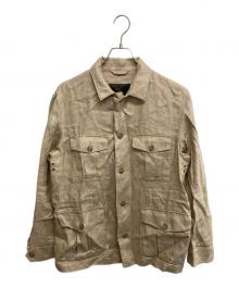 MACKINTOSH（マッキントッシュ）の古着「M-43リネンサファリジャケット」｜ベージュ