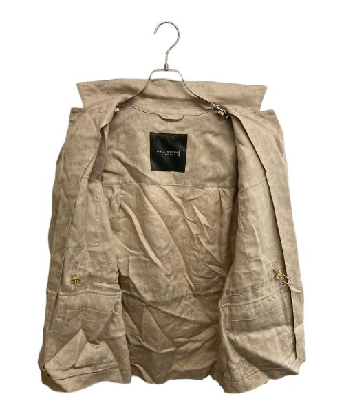 MACKINTOSH（マッキントッシュ）MACKINTOSH (マッキントッシュ) M-43リネンサファリジャケット ベージュ サイズ:SIZE40の古着・服飾アイテム