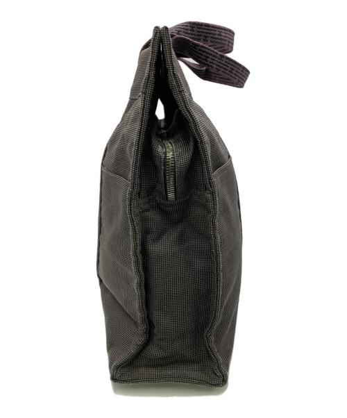 HERMES（エルメス）HERMES (エルメス) エールライントートバッグ ブラック×グレーの古着・服飾アイテム