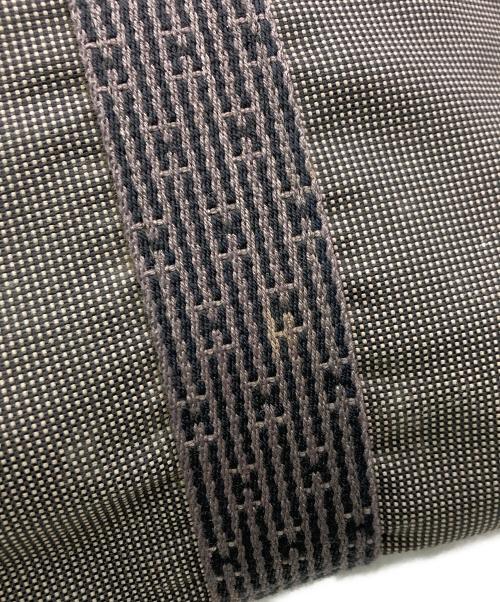 HERMES（エルメス）HERMES (エルメス) エールライントートバッグ ブラック×グレーの古着・服飾アイテム