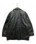MAISON SPECIAL (メゾンスペシャル) Buffalo Crack Leather Dress-Over Car Coat/バッファローレザードレスオーバーカーコート ブラック サイズ:SIZE 1：15000円