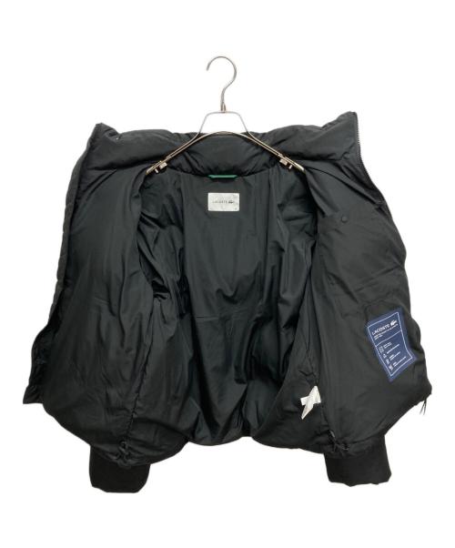LACOSTE（ラコステ）LACOSTE (ラコステ) バックステッチダウンジャケット ブラック サイズ:SIZE 38の古着・服飾アイテム