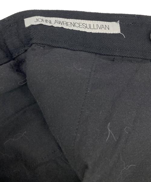 JOHN LAWRENCE SULLIVAN（ジョン ローレンス サリバン）JOHN LAWRENCE SULLIVAN (ジョン ローレンス サリバン) WOOL GABARDINE LAYERED TROUSERS ブラック サイズ:SIZE 44の古着・服飾アイテム
