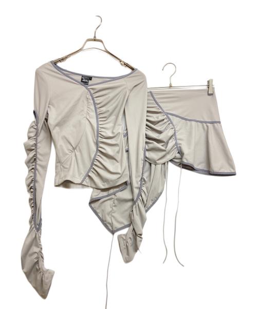 ACCOX ACX（アクコックス）ACCOX ACX (アクコックス) レッグ付きセットアップ グレー サイズ:SIZE 1の古着・服飾アイテム