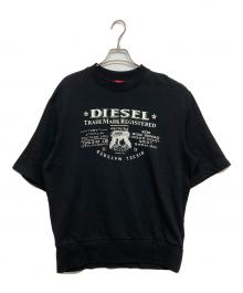 DIESEL（ディーゼル）の古着「S/Sスウェット」｜ブラック