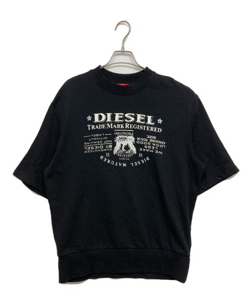 DIESEL（ディーゼル）DIESEL (ディーゼル) S/Sスウェット ブラック サイズ:SIZE XSの古着・服飾アイテム