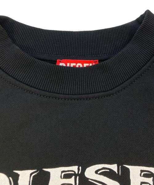 DIESEL（ディーゼル）DIESEL (ディーゼル) S/Sスウェット ブラック サイズ:SIZE XSの古着・服飾アイテム