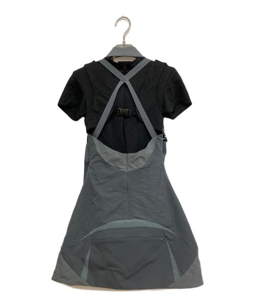 ACCOX ACX（アクコックス）ACCOX ACX (アクコックス) ボディスーツ ブラック×グレー サイズ:SIZE 1の古着・服飾アイテム