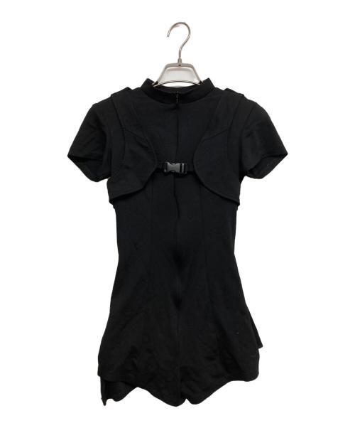 ACCOX ACX（アクコックス）ACCOX ACX (アクコックス) ボディスーツ ブラック×グレー サイズ:SIZE 1の古着・服飾アイテム