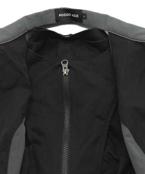 ACCOX ACX（アクコックス）ACCOX ACX (アクコックス) ボディスーツ ブラック×グレー サイズ:SIZE 1の古着・服飾アイテム