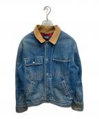 POLO RALPH LAURENポロ・ラルフローレン）の古着「ブランケット ライナー デニム トラッカー ジャケット」｜インディゴ
