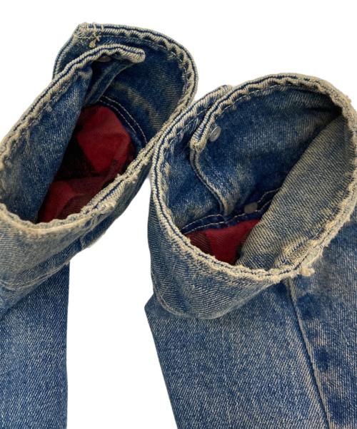 POLO RALPH LAUREN（ポロ・ラルフローレン）POLO RALPH LAUREN (ポロ・ラルフローレン) ブランケット ライナー デニム トラッカー ジャケット インディゴ サイズ:SIZE Lの古着・服飾アイテム