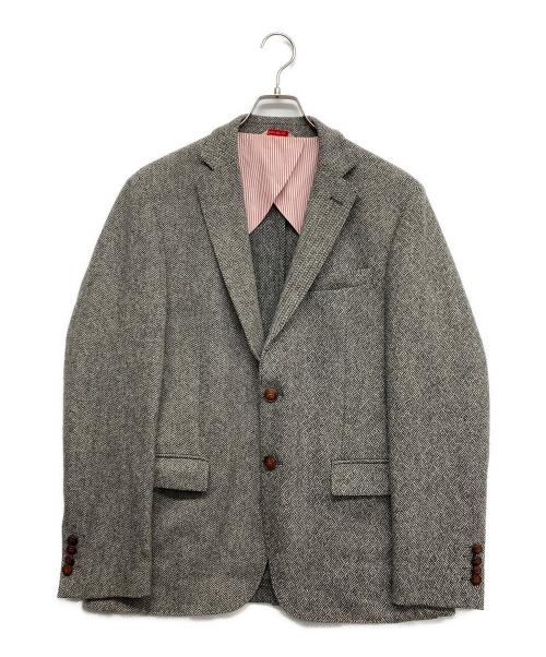 BROOKS BROTHERS（ブルックスブラザーズ）BROOKS BROTHERS (ブルックスブラザーズ) ヘリンボーン テーラードジャケット グレー サイズ:40の古着・服飾アイテム