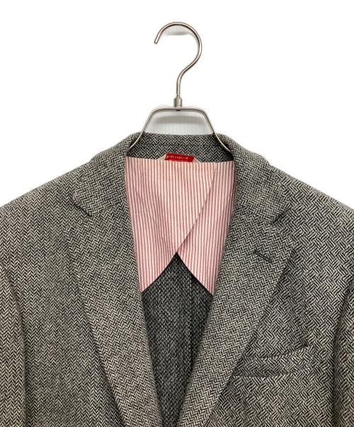 BROOKS BROTHERS（ブルックスブラザーズ）BROOKS BROTHERS (ブルックスブラザーズ) ヘリンボーン テーラードジャケット グレー サイズ:40の古着・服飾アイテム
