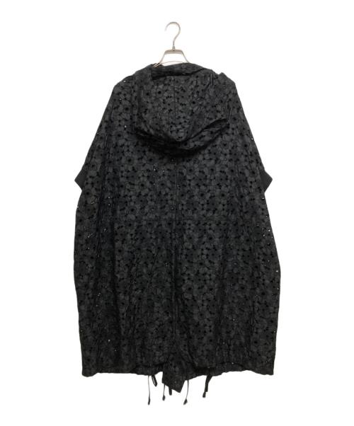 MIYAO（ミヤオ）MIYAO (ミヤオ) レース コート ブラック サイズ:ONE SIZEの古着・服飾アイテム