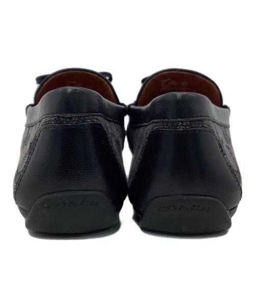 COACH（コーチ）COACH (コーチ) モイラ ローファー シグネチャー ブラック サイズ:SIZE 6Cの古着・服飾アイテム