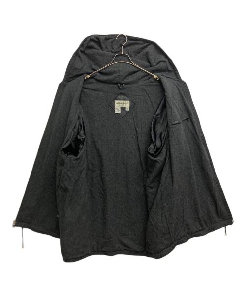 Eddie Bauer（エディーバウアー）Eddie Bauer (エディーバウアー) ラムレザーフーデッドジャケット ブラック サイズ:SIZE XXL TALLの古着・服飾アイテム