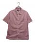 stussy（ステューシー）の古着「メッシュシャツ」｜ピンク