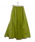 allureville (アルアバイル) バイヤス切替ギャザースカート 黄緑 サイズ:SIZE1：5000円