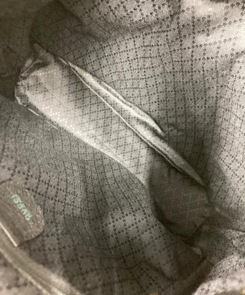 GUCCI（グッチ）GUCCI (グッチ) スウェードレザーコンビバンブーリュック ブラックの古着・服飾アイテム