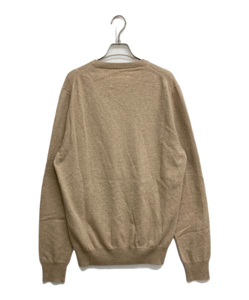 Maison Margiela（メゾンマルジェラ）Maison Margiela (メゾンマルジェラ) カシミア ニットセーター ベージュ サイズ:SIZE XLの古着・服飾アイテム