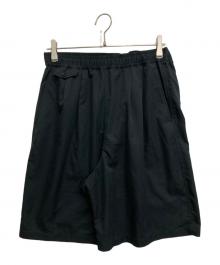 FreshService（フレッシュサービス）の古着「COOLFIBER TWO TUCK EASY SHORTS」｜ブラック