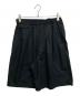 FreshService（フレッシュサービス）の古着「COOLFIBER TWO TUCK EASY SHORTS」｜ブラック