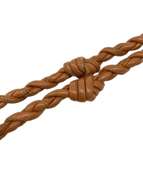 JIL SANDER（ジルサンダー）JIL SANDER (ジルサンダー) TANGLE SMALL ショルダーバッグ ブラウンの古着・服飾アイテム