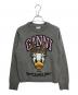 Ganni（ガニー）の古着「Daisy Duck Graphic Wool Jumper」｜グレー
