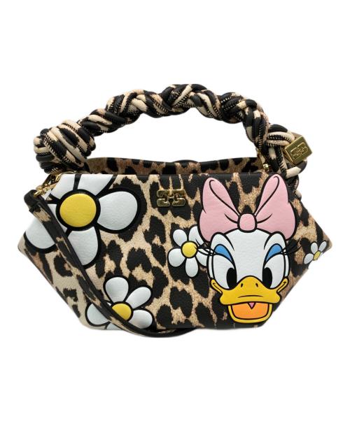 GANNI（ガニー）Ganni (ガニー) Disney (ディズニー) デイジーダック レオパード ミニブーバッグ ブラウン 未使用品の古着・服飾アイテム