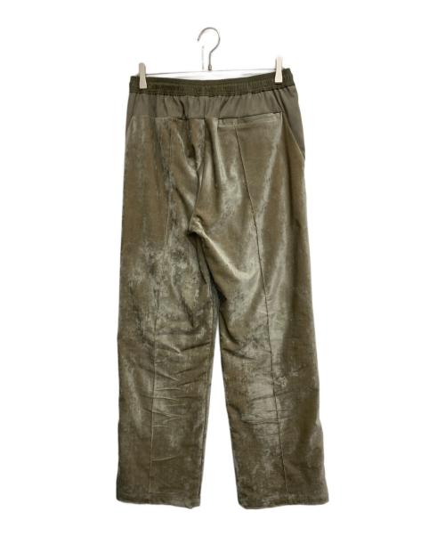 TOGA VIRILIS（トーガ ビリリース）TOGA VIRILIS (トーガ ビリリース) VELVET TRACK PANTS カーキ サイズ:SIZE 46の古着・服飾アイテム