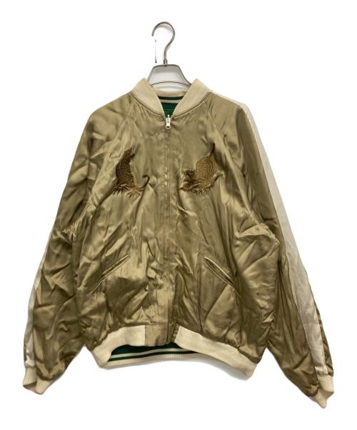 TOGA VIRILIS（トーガ ビリリース）TOGA VIRILIS (トーガ ビリリース) RAYON SATIN SOUVENIR JACKET グリーン サイズ:SIZE　46の古着・服飾アイテム